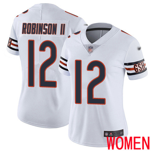 Chicago Bears Limited White Women Allen Robinson Road Jersey NFL Football #12 Vapor Untouchable->youth nfl jersey->Youth Jersey